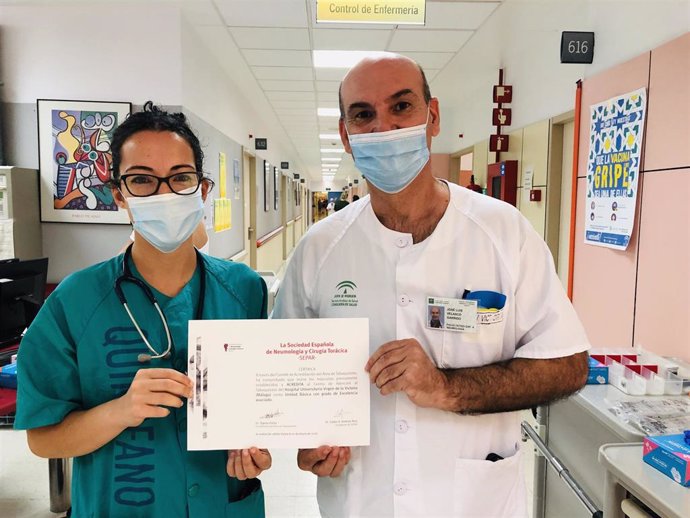 Acreditación a la consulta de Deshábituación Tabáquica del Hospital Virgen de la Victoria de Málaga
