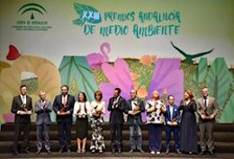 Imagen de la entrega de la última edición de los Premios Andalucía de Medio Ambiente. 