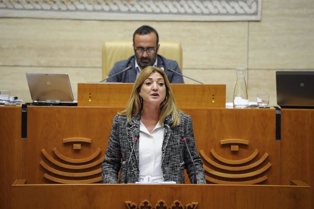 La diputada del PP Pilar Perez, en la Asamblea, en una imagen de archivo.