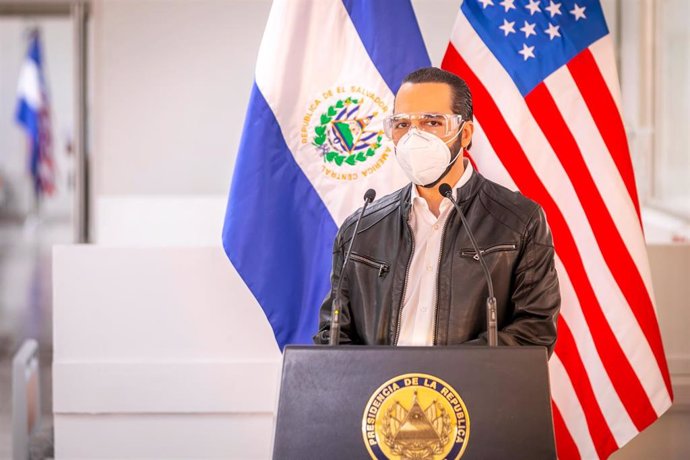 El presidente de El Salvador, Nayib Bukele