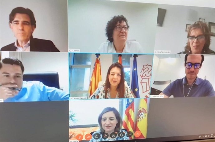 La consellera de Innovación, Universidades, Ciencia y Sociedad Digital, Carolina Pascual, se reúne con los rectores y rectoras de las universidades privadas de la Comunitat Valenciana