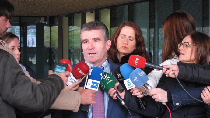 Blas Arévalo, el abogado de la joven víctima de La Manada en Pozoblanco.