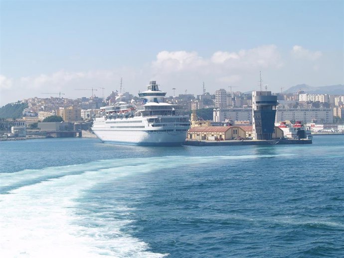 Imagen Del Puerto De Ceuta, en una imagen de archivo