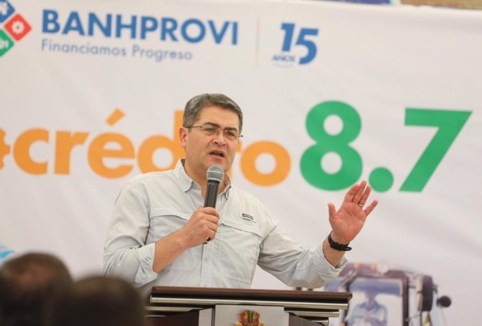 El presidente de Honduras, Juan Orlando Hernández
