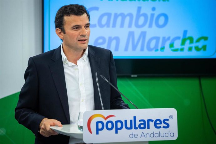 El parlamentario autonómico y portavoz de Turismo del grupo popular en el Parlamento de Andalucía, Bruno García