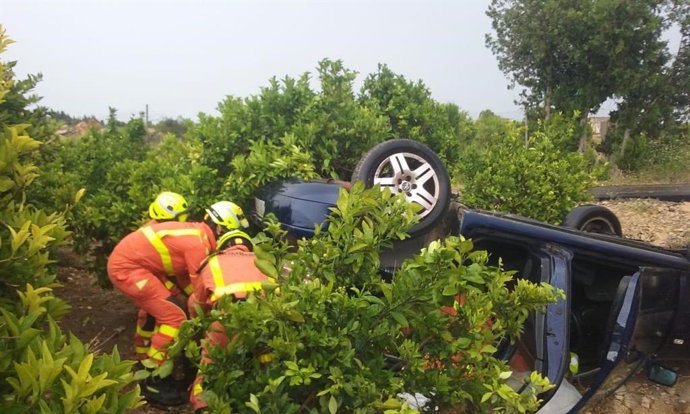 Accidente de coche en Favara