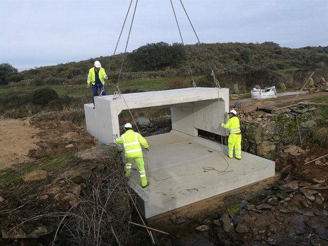 Trabajos en Vilvestre (Salamanca).