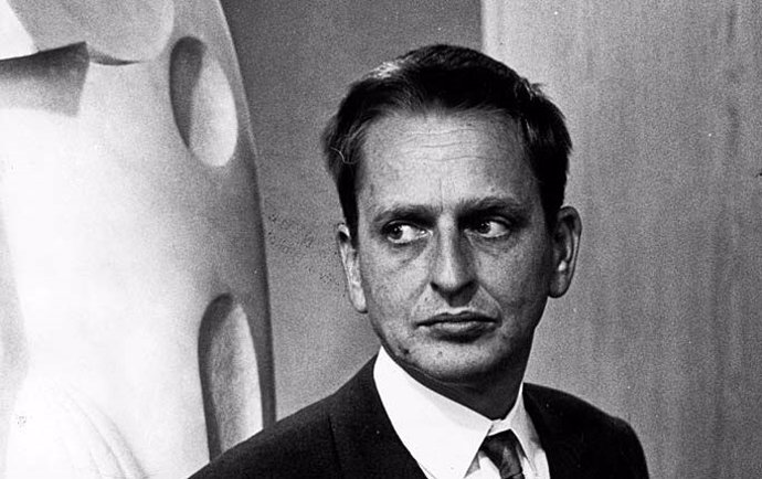 El primer ministro de Suecia, Olof Palme