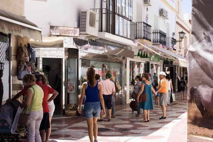Calle comercial de Ayamonte.