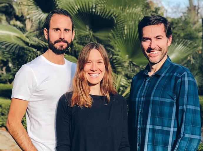 La ceo de la fintech Declarando, Marta Zaragozá, junto a los otros cofundadores