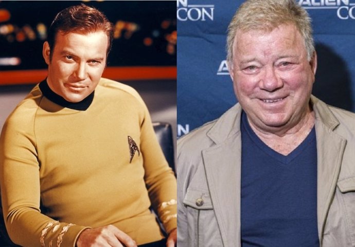 William Shatner es el Capitán Kirk en Star Trek
