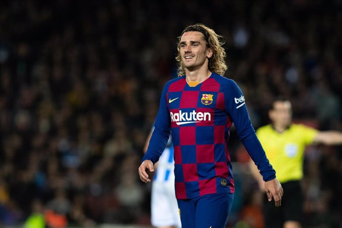 7th March 2020; Camp Nou, Barcelona, Catalonia, Spain; La Liga Football, Barcelona versus Real Sociedad; Antoine Griezmann of FC Barcelona during La Liga match between Real Sociedad and FCBarcelona at Camp Nou