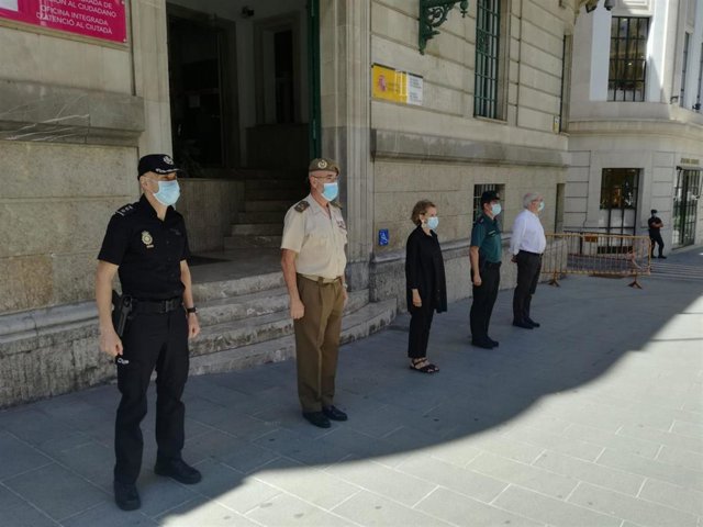 Minuto de silencio de la Delegación del Gobierno en Baleares