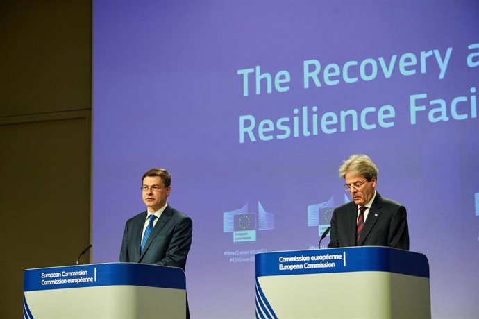 EU recovery plan press conference in Brussels