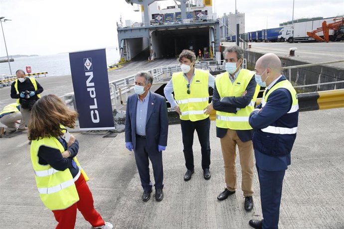 Martín Y Jaime González Anuncian Una Nueva Conexión Portuaria De Cldn Entre Santander Y Liverpool Dublín