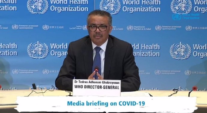 El director general de la Organización Mundial de la Salud (OMS), Tedros Adhanom Ghebreyesus, ha destacado la desaceleración de los casos de coronavirus que está ocurriendo en algunos países europeos, como España, Italia, Francia o Alemania.