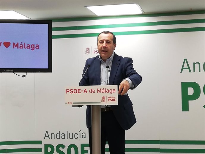 El secretario general del PSOE de Málaga, José Luis Ruiz Espejo.