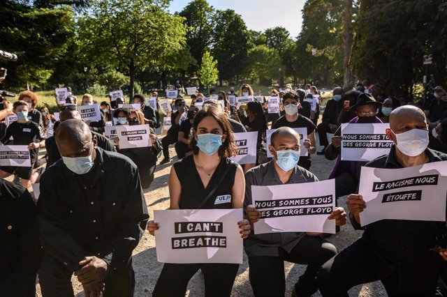Francia.- Protesta contra el racismo en París a pesar de la prohibición de las m