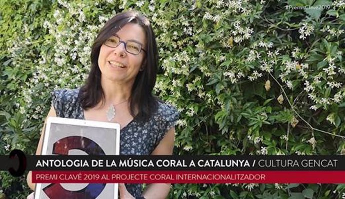 Maria ngels Blasco i Rovira, una de las autoras de la 'Antología de música coral en Catalunya'.