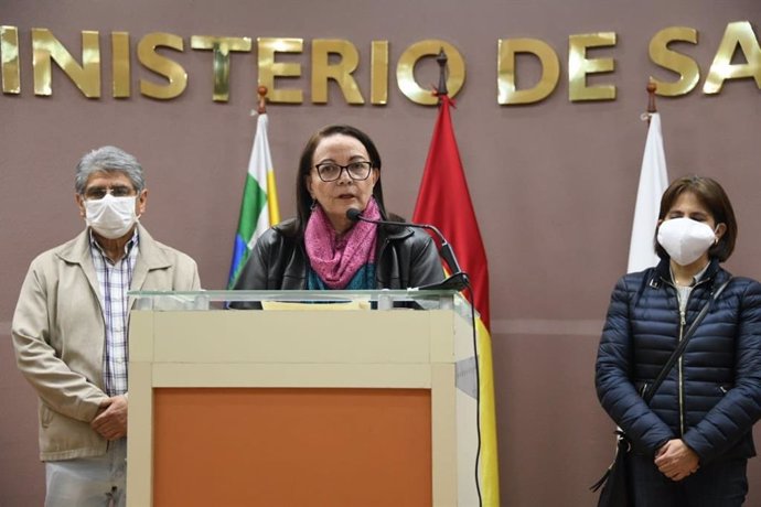 La ministra de Salud de Bolivia, Eydi Roca