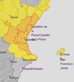 Avisos activos hoy domingo, 7 de junio