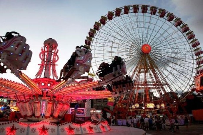 Recinto ferial de las Fiestas de Santiago en Santander