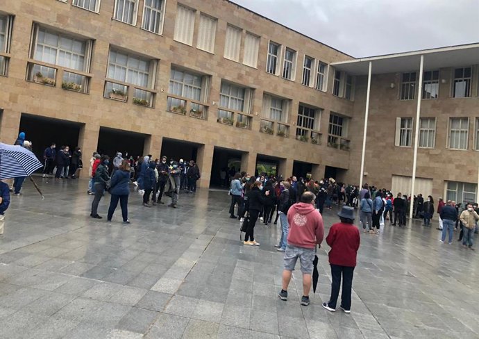 Concentración en recuerdo de George Floyd en Logroño