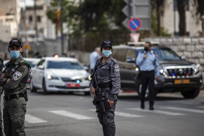 Policías en Israel