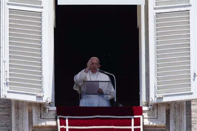 El Papa durante el rezo del Regina Coeli el pasado domingo