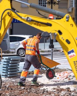 Obras de regeneración urbana en Marbella