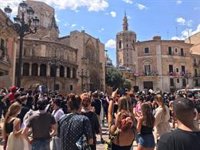 Una concentración en València reivindica que "las vidas negras importan" y que "el silencio blanco también es violencia"