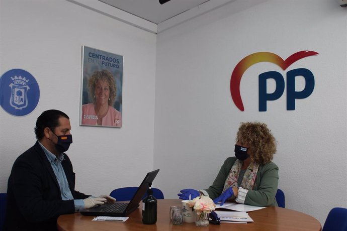 Pilar Marín, presidenta del Grupo Municipal del PP en el Ayuntamiento de Huelva