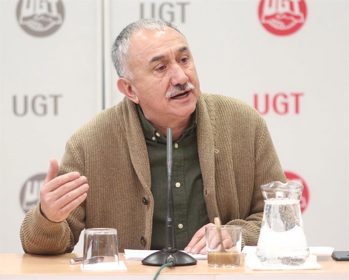 El secretario general de UGT, Pepe Álvarez