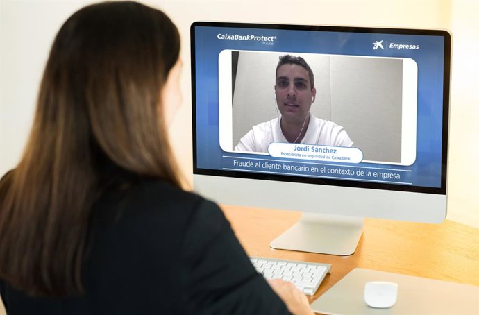 Sesión online de CaixaBank sobre fraudes a empresas