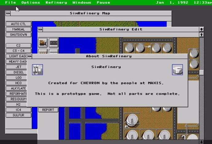 Vuelve SimRefinery, el juego perdido de Maxis que ahora se puede jugar 'online'