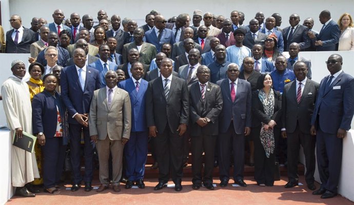 Acto de conmemoración del primer aniversario del acuerdo de paz en República Centroafricana