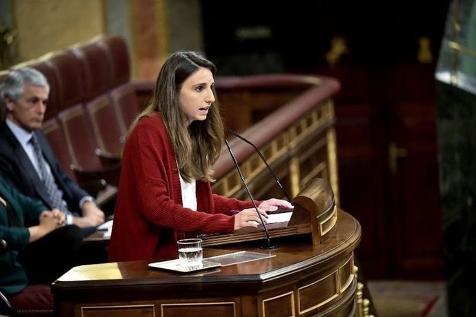 Lucía Muñoz, durante una intervención en el Congreso.