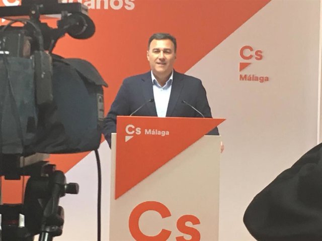 El parlamentario y portavoz de Ciudadanos en la provincia de Málaga, Carlos Hernández White, en una imagen de archivo