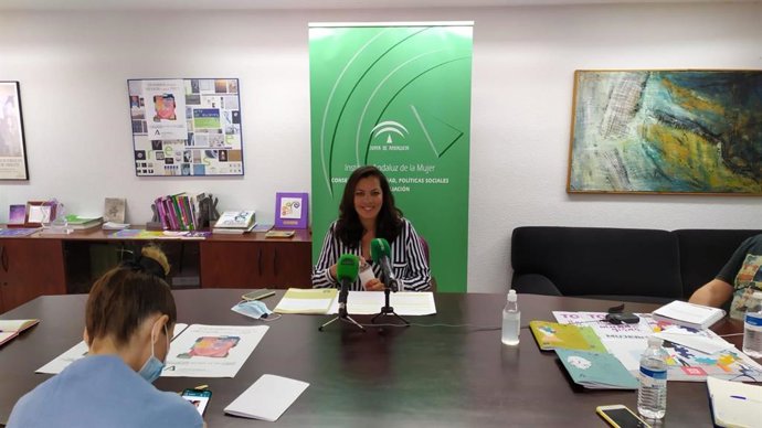 María Martín, en rueda de prensa. 
