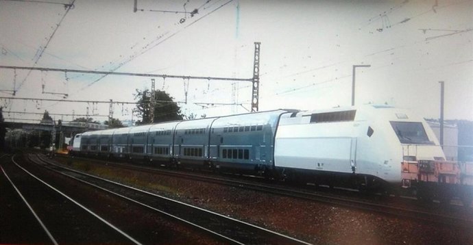 El primero de los trenes AVE de SNCF viaja hacia España