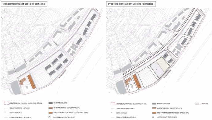 Propuesta para construir un centro comercial en Puigcerd (Girona).