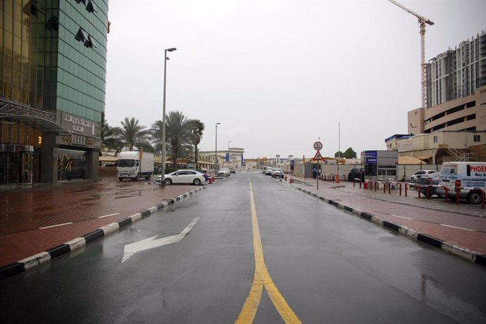 Una calle de Dubái, en Emiratos Árabes Unidos (EAU), durante la pandemia de coronavirus