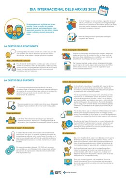 Recomendaciones para el Dia Internacional dels Arxius.