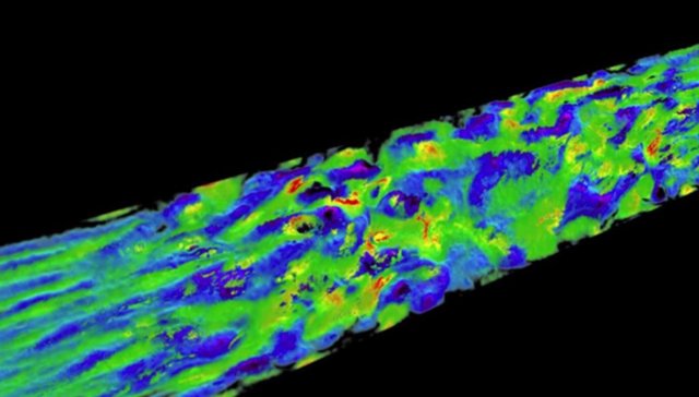 Recreación de onda de choique astrofísica