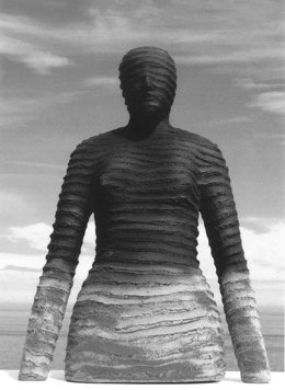 Una de las esculturas donadas de María Antonia Sánchez Escalona