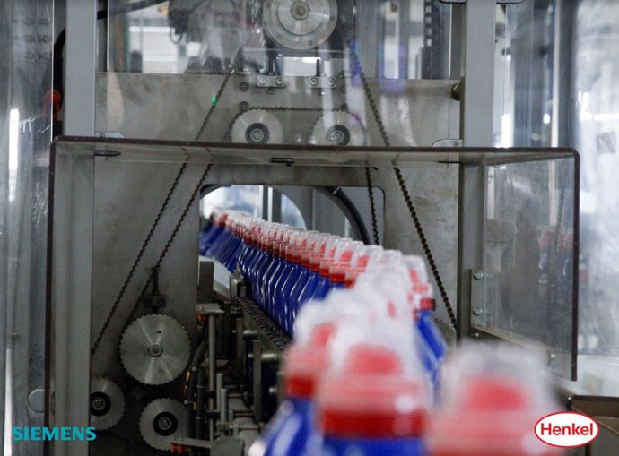 La cadena de envasado de Henkel