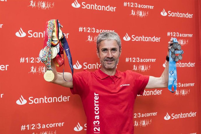 El exatleta español Martín Fiz, embajador de 123aCorrer de Banco Santander