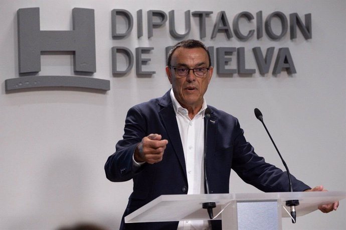 El presidente de la Diputación de Huelva, Ignacio Caraballo
