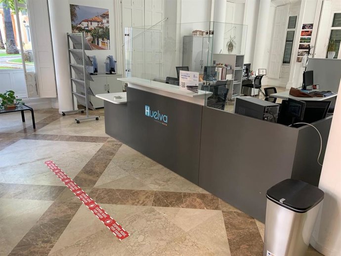 Oficina de Turismo de la Casa Colón en Huelva.