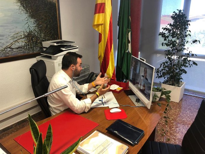 El presidente de la ACM, Lluís Soler, se reúne con el alcalde de Lleida, Miquel Pueyo, para abordar la estrategia para impulsar la reactivación socioeconómica